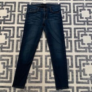 Flying Monkey women’s dark blue ankle length pencil fit jeans size 28